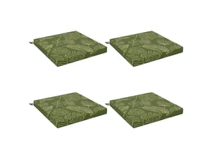 Lot de 4 coussins de siège, coussins d'assise soest 100 % polyester cf60181