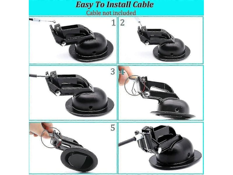 Paire de poignées de rechange pour déverrouillage du dossier de chaises et de canapés, compatibles avec ashley lazy boy - Conforama E