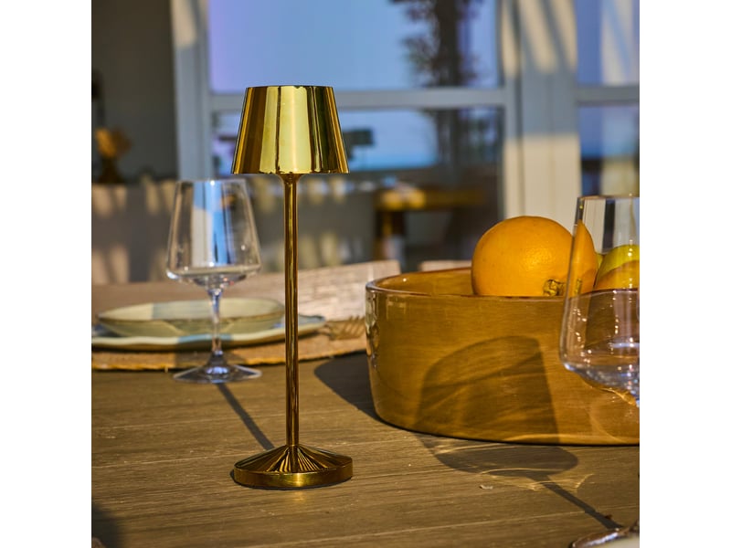  9 lampes de table emily doré + base de chargement  - Conforama E