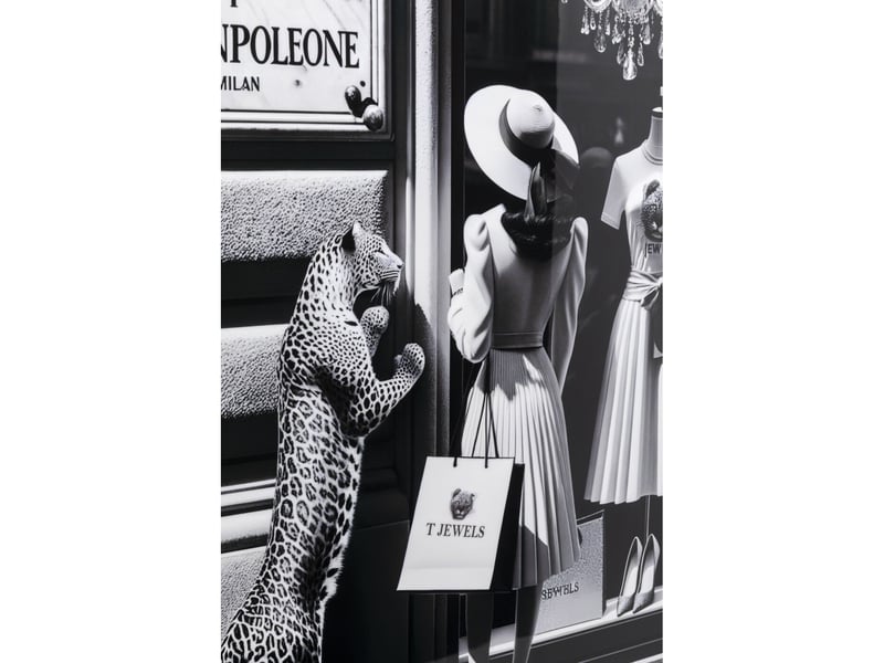  tableau window shopping 80x120cm  - Conforama C