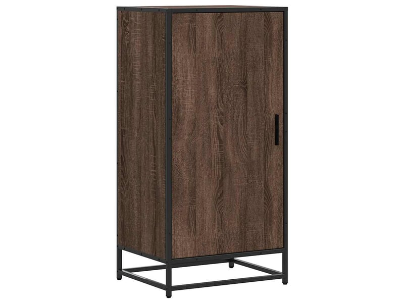  Étagère à chaussures chêne marron 48x38x97,5 cm bois ingénierie shl3150  - Conforama A