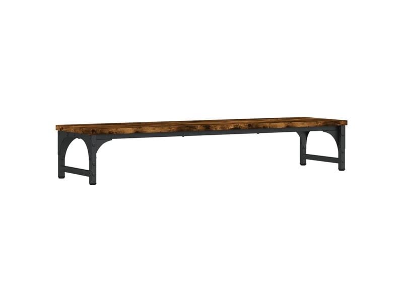  Support de moniteur table meuble bureau 85 x 23 x 15,5 cm bois d'ingénierie marron 02_0044905  - Conforama A