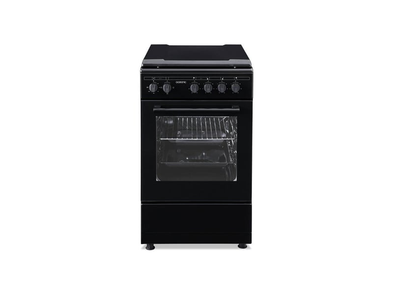  Cuisiniere electrique 4 feux 48 l 6800 w noir OCEACE4F5060B - Conforama B