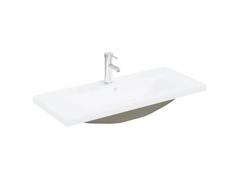  Ensemble de mobilier de salle de bain 3 pièces chêne noir cf64453  - Conforama E