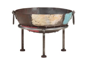 Brasero exterieur, foyer camping rustique coloré ø 40 cm fer