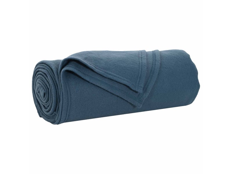  Plaid canapé bleu marine 270x240 cm 0.91 kg polaire  - Conforama A