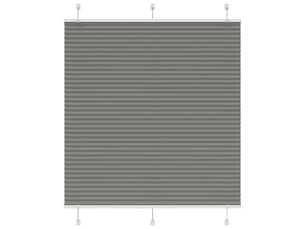 Store plissé, store de fenêtre anthracite 115x150 cm largeur du tissu 114,4 cm cf46686