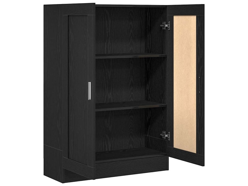  Bibliothèque 3 niveaux, armoire à livres 82,5 x 30,5 x 115 cm bois d'ingénierie  - Conforama E