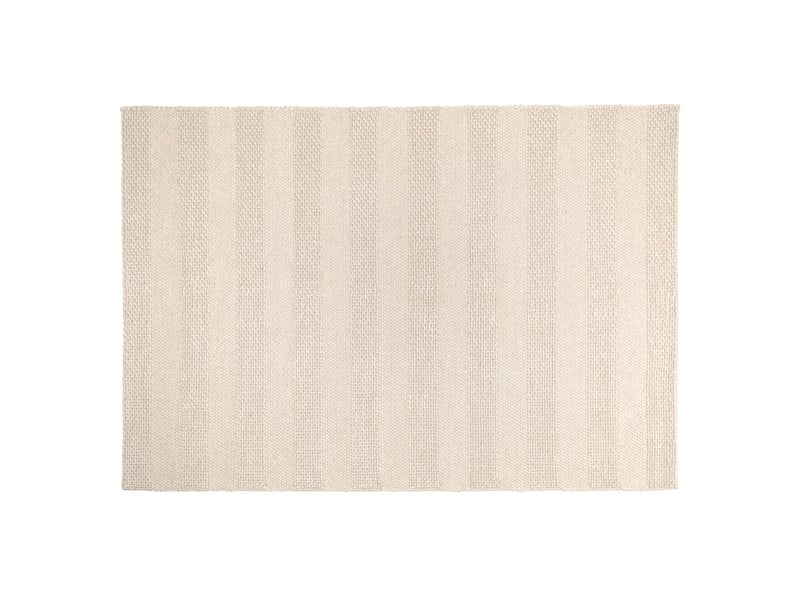  Quentin - tapis rectangulaire 300x400cm en laine tissée couleur beige  - Conforama A