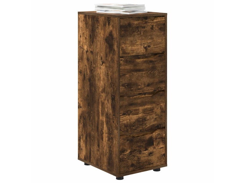  Armoire de rangement, commode de rangement 40 x 48 x 105 cm bois d'ingénierie shl7011  - Conforama C