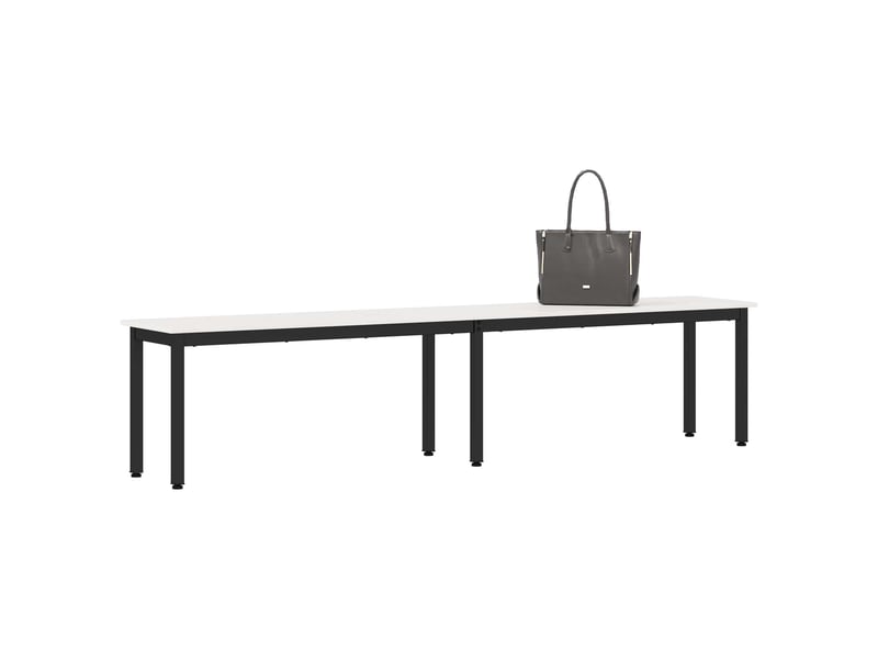  Banc d'entrée, banc d'intérieur blanc 200x35x45 cm bois de pin massif  - Conforama C