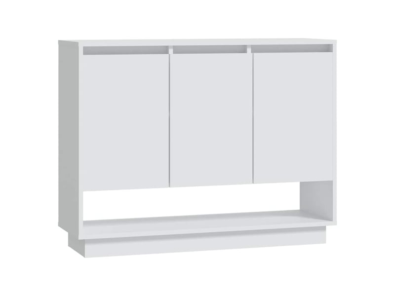  Buffet - bahut - meuble de rangement blanc 97x31x75 cm bois d'ingénierie  - Conforama A