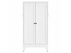 Buffet 2 porte(s) 0 tiroir(s) - 60 cm coloris blanc