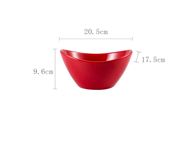  Lot de 5 bols à céréales en porcelaine blanche – 10.3x5cm  - Conforama B