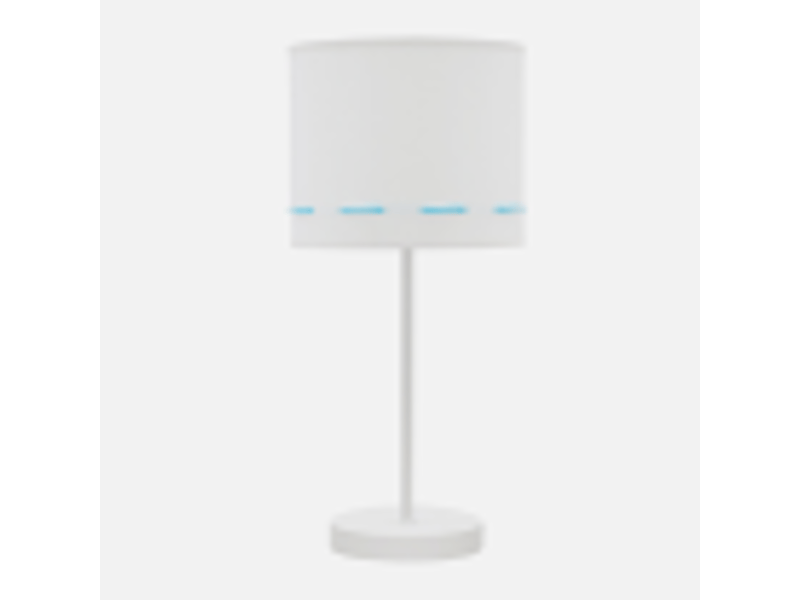  Lampe à poser enfant fabrilamp trazos blanc et bleu ciel 1xe14 42 x 17 x 17 cm 111271008 - Conforama D