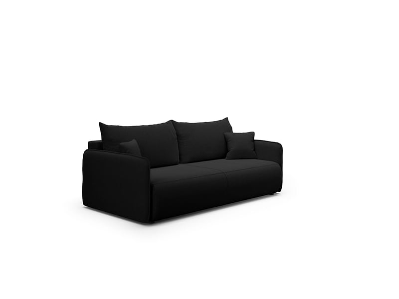  Canapé convertible 4 places forest noir  - Conforama A