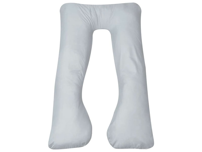  Coussin de grossesse, oreiller 90 x 145 cm gris cf55256  - Conforama B