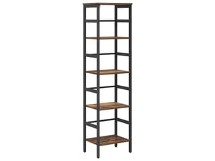 Étagère 4 niveaux, étagère de rangement 40 x 29,5 x 149 cm bois d'ingénierie shl785