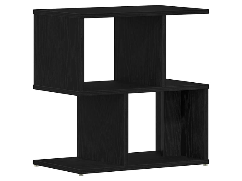  Table de chevet - cabinet de chevet - table de nuit 2 pc chêne noir 50 x 30 x 51,5 cm  - Conforama D