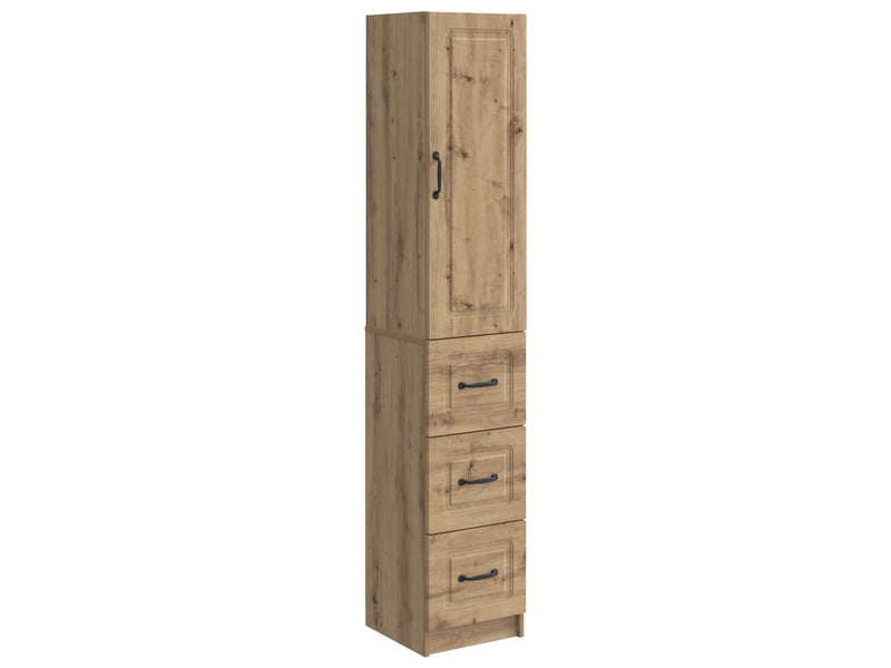  Ensemble de meubles 2 pcs, rangement de salon 33 x 34,5 x 87 cm bois d'ingénierie shl1157  - Conforama A