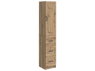 Armoire <strong></strong> <strong></strong> coloris bois clair largeur 33 cm