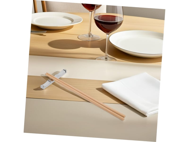  2 pcs repose-baguettes en acier inoxydable: support antiadhésif pour ustensiles de table – idéal pour les restaurants et les réunions de famille  - Conforama E