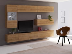 Meuble tv coloris doré 45 cm   