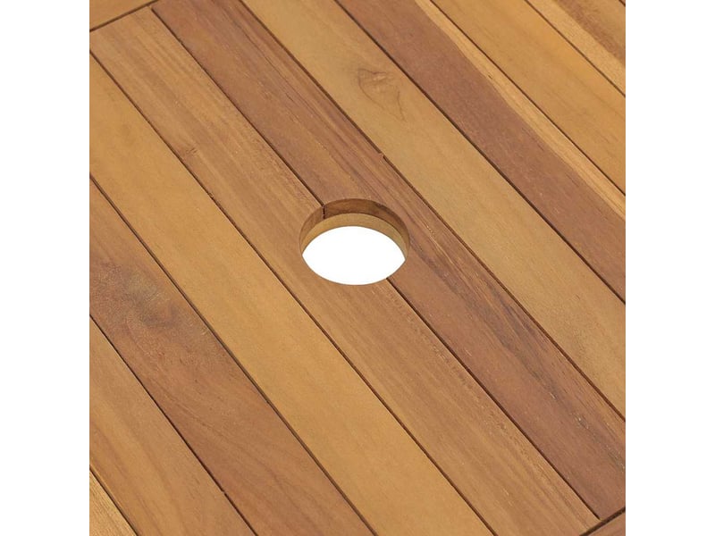  Meuble de rangement salle de bain bois de teck solide 132x45x75 cm  - Conforama E