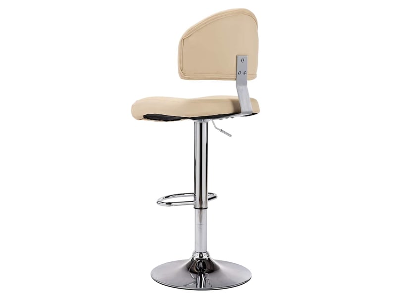  Tabouret de bar, chaise de bar crème similicuir shl84591  - Conforama D