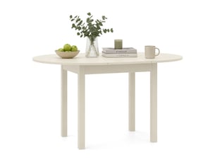Table extensible liriteda, 6 places, 100x80x76h cm beige