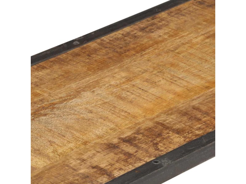  Meuble tv - banc tv - meuble de rangement 150x30x40 cm bois massif de manguier  - Conforama C