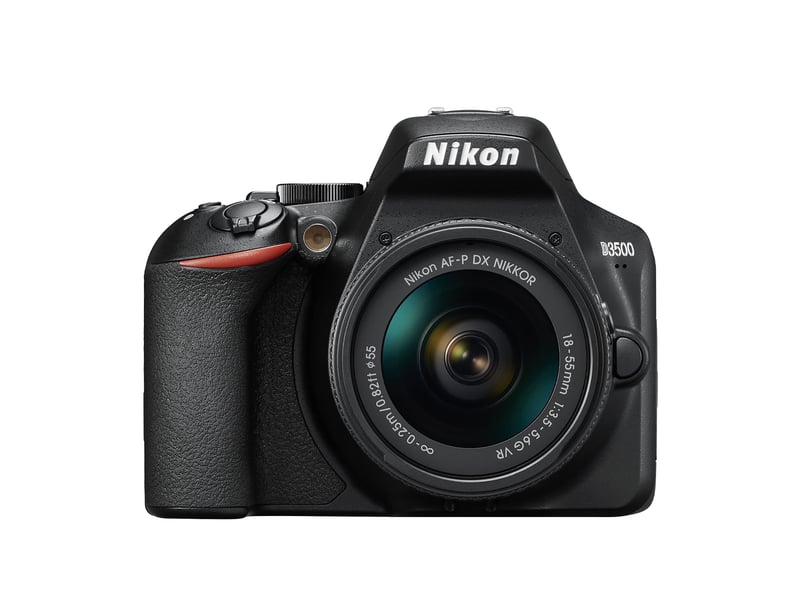  Appareil photo reflex nikon d3500 noir+ objectif nikkor af-p dx 18-55 mm f3.5-5.6 vr  - Conforama A