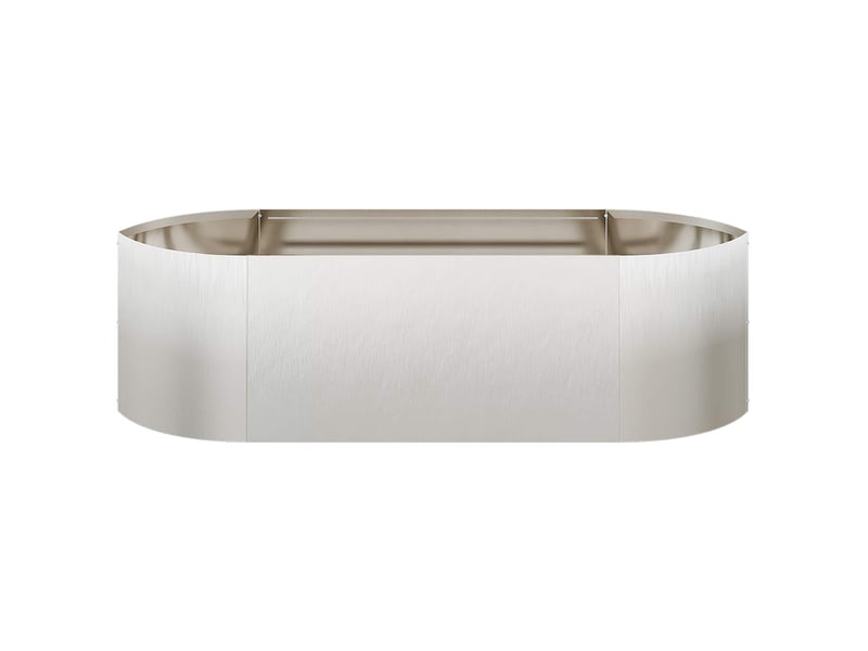  Jardinière - jardin surélevé acier inoxydable 140 x 40 x 40 cm acier  - Conforama D