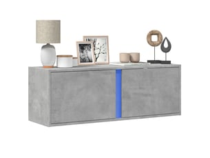 Meuble tv coloris gris 100 cm <strong></strong> <strong></strong>