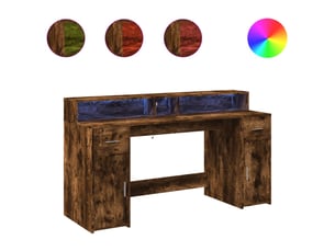 Bureau gaming 160 cm coloris multicolore
