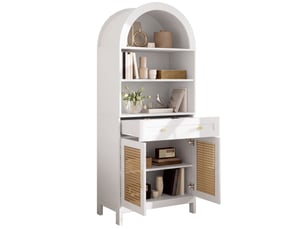 Vitrine coloris bicolore 3 étagère(s) HAUSS SPOLE - 70 cmx170 cm