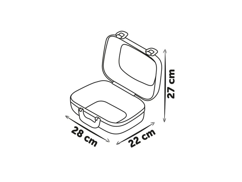  Jeu medecin mallette transport 10 accessoires avec poignee et 2 loquets 3 ans SMO3032163401063 - Conforama E