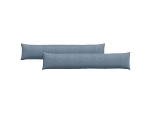 Lot de 2 coussins de canapé, coussins décoratifs bleu 200 x 40 cm cf58997