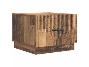 Table basse rectangulaire coloris marron  