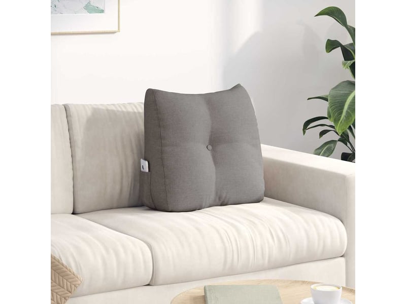  Coussin de dos, coussin de dossier taupe 45 x 24 x 50 cm tissu cf55029  - Conforama B