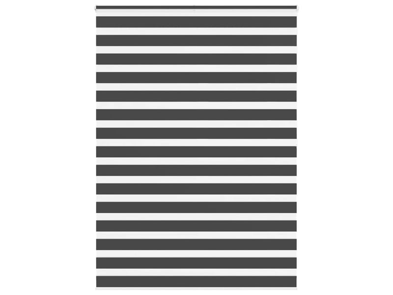Store zèbre, store de fenêtre noir 165x200 cm largeur du tissu 160,9 cm polyester cf48903 - Conforama B