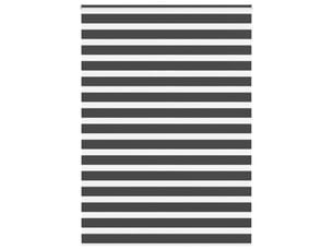 Store zèbre, store de fenêtre noir 165x200 cm largeur du tissu 160,9 cm polyester cf48903