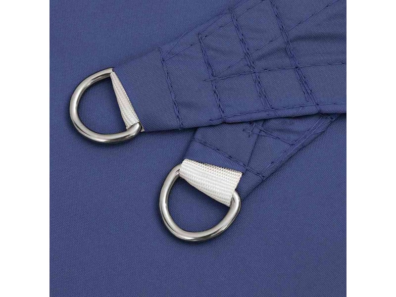  Voile de parasol - voile d'ombrage tissu oxford carré 7x7 m bleu  - Conforama E