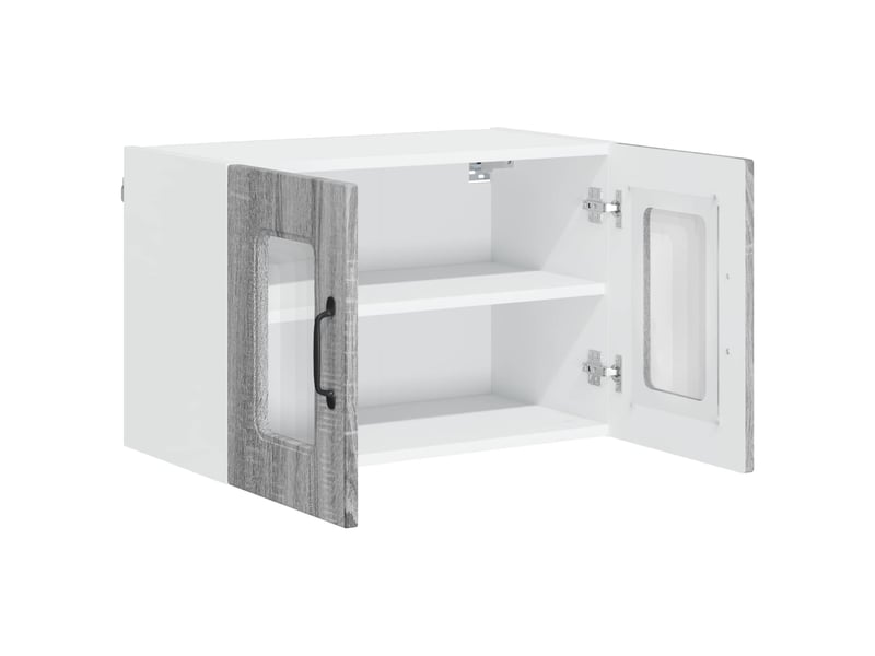  Meuble mural de cuisine | armoire de cuisine gris sonoma 60x31x40cm shl4860  - Conforama E