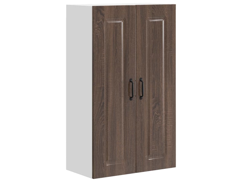  Meuble mural de cuisine | armoire de cuisine chêne brun 60x31x100cm shl7028  - Conforama A