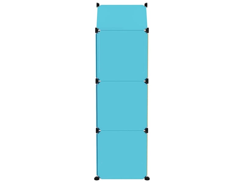  Armoire de rangement pour enfants avec 8 cubes bleu pp  - Conforama D