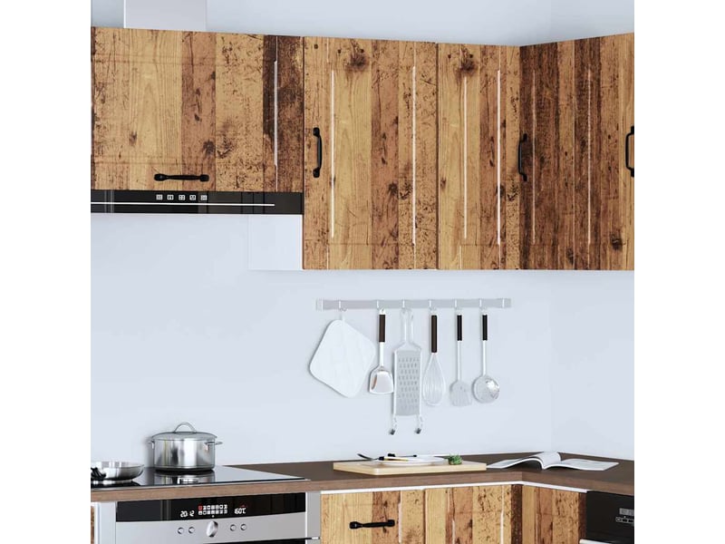  Meuble de rangement, armoire murale de cuisine porto vieux bois bois d'ingénierie shl8639  - Conforama D