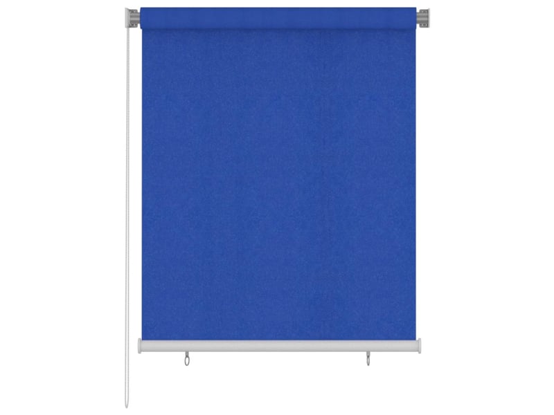  Store enrouleur, store roulant d'extérieur 125 (l) x 140 (h) cm bleu hdpe cf47308  - Conforama B