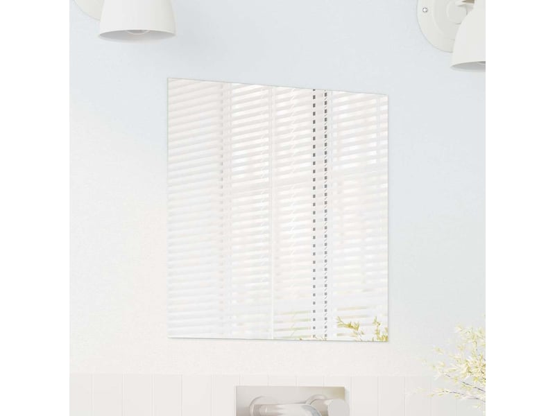  Miroir mural carré 40 x 40 cm verre trempé cf62836  - Conforama C