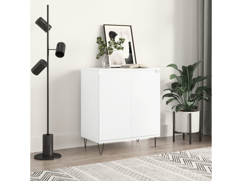  Buffet - bahut - meuble de rangement blanc 60x35x70 cm bois d'ingénierie  - Conforama B